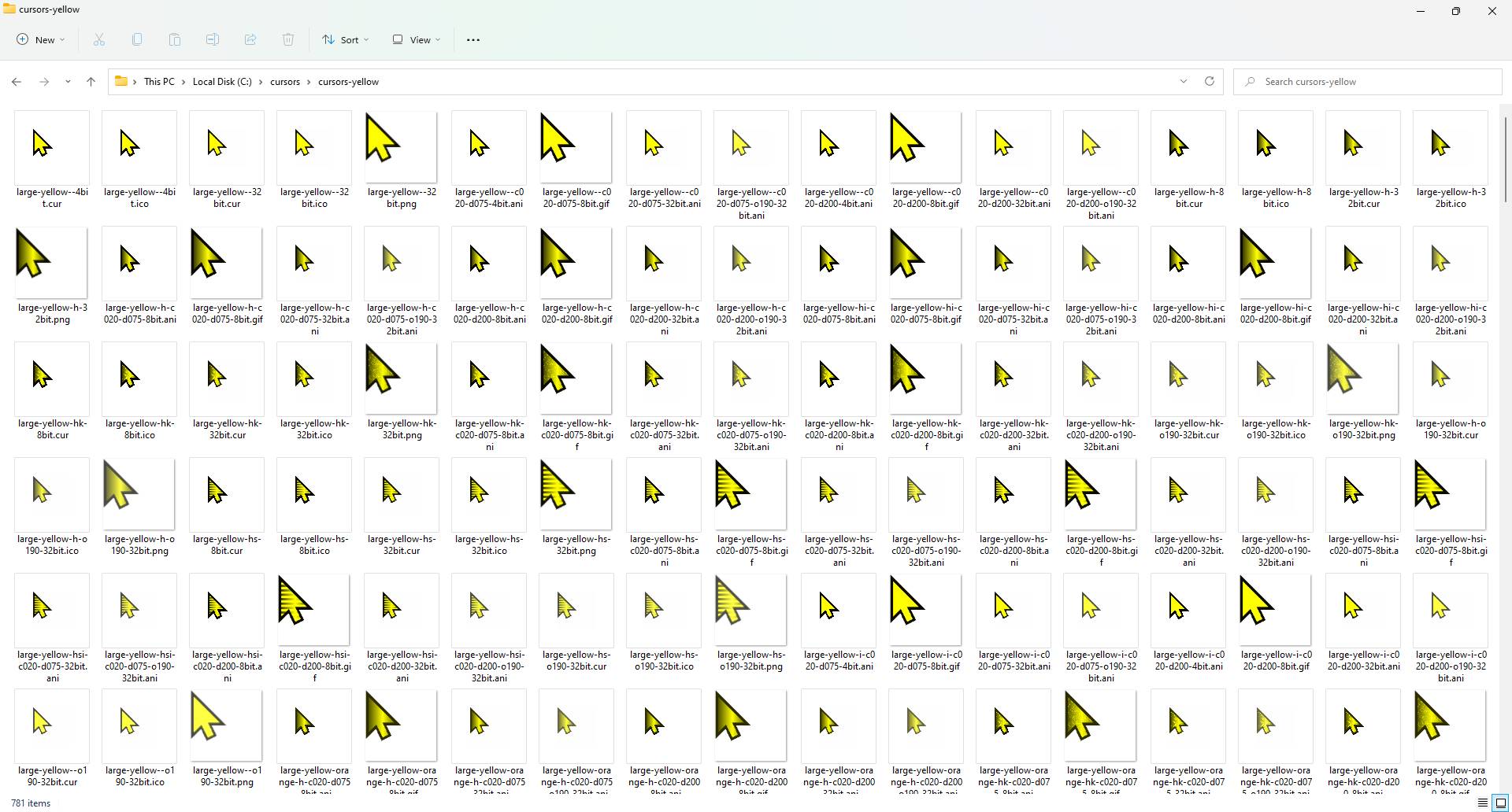 cursors-yellow-screenshot (JPG image)