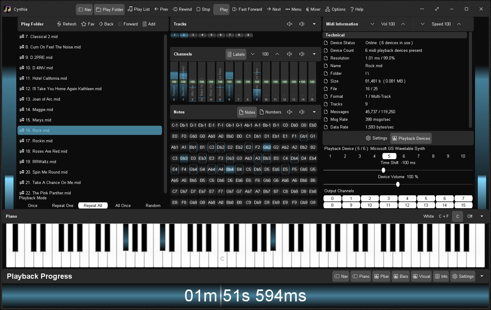 Cynthia playing through her built-in midis on Windows 11
Click to view image full size in a new tab